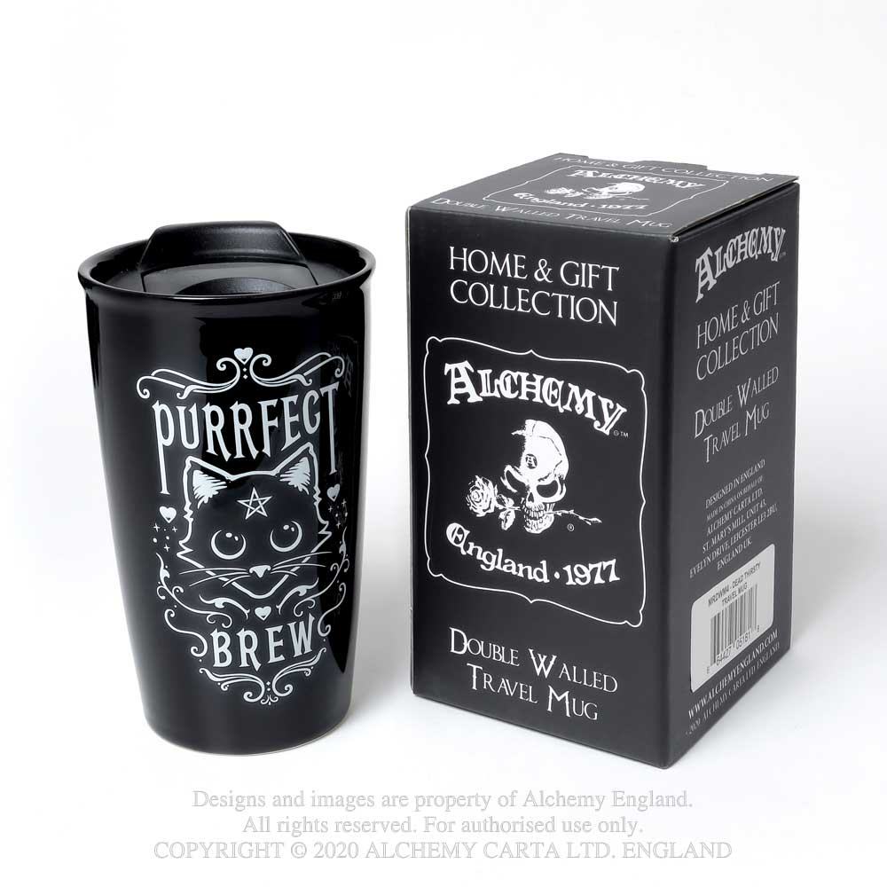 Alchemy - Purrfect Brew Tasse de voyage - Noir